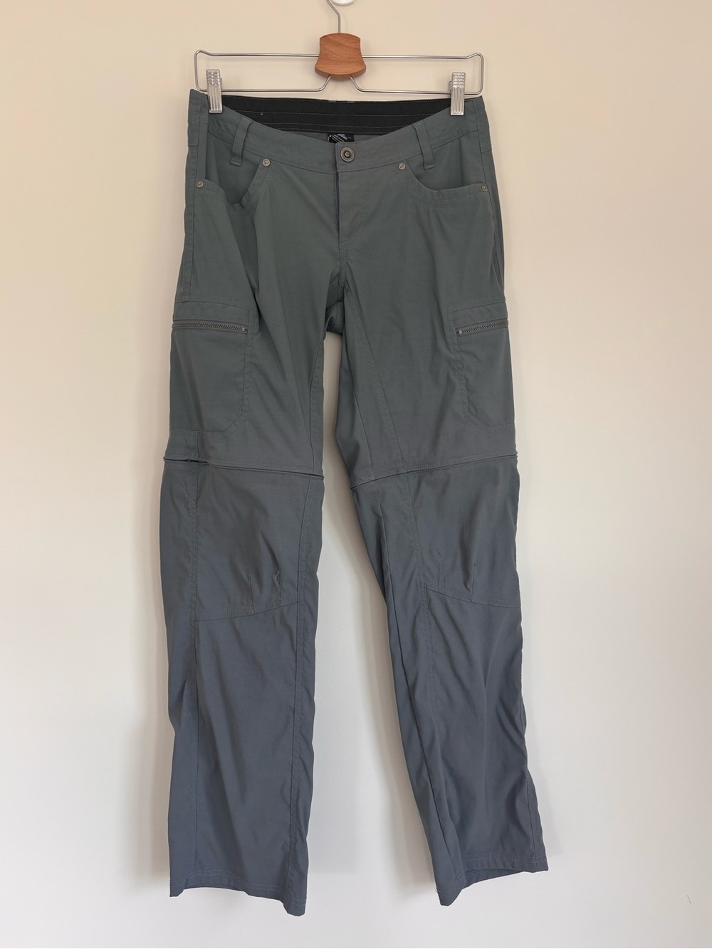 KUHL Kliffside Convertible Hiking Pants Gray 4